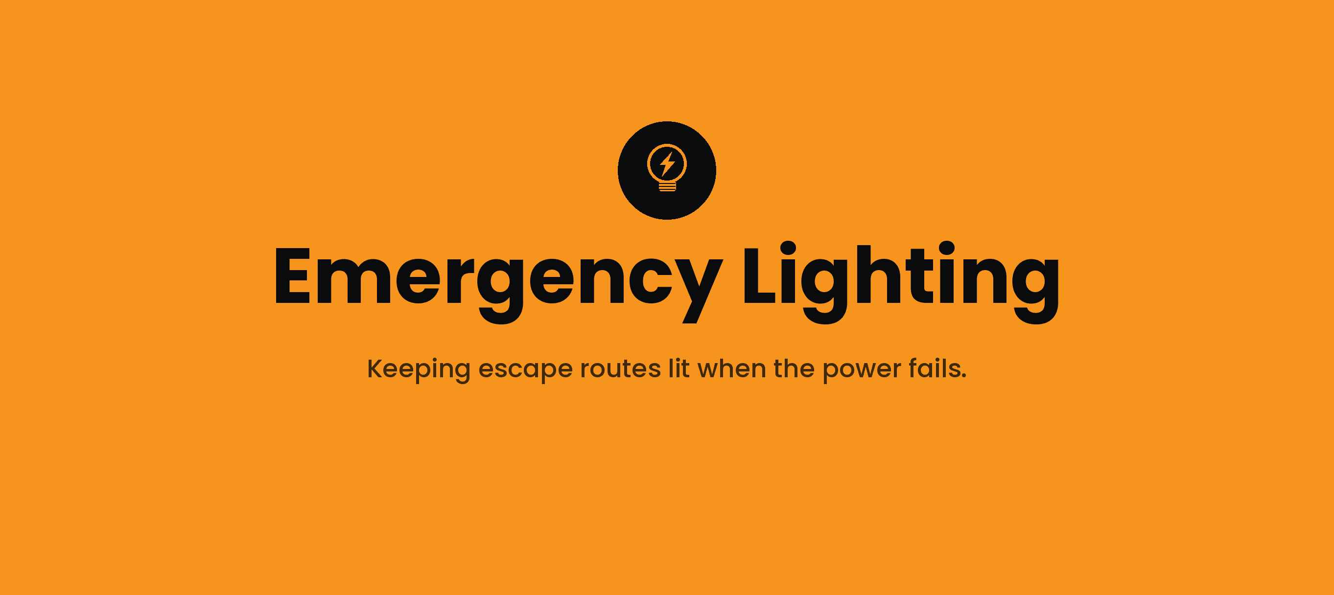 Emergency Lighting Installation