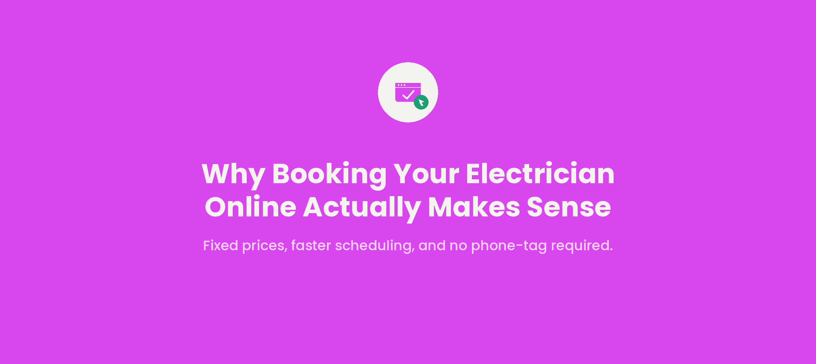 Why Booking Your Electrician Online Actually Makes Sense — Domestic electrical guide, Nottingham
