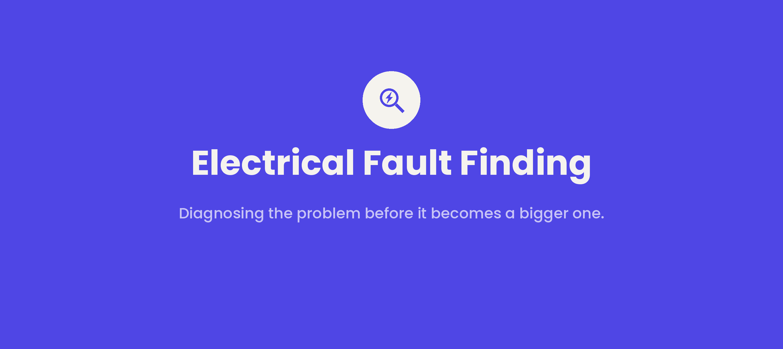 Electrical Fault Finding Nottingham