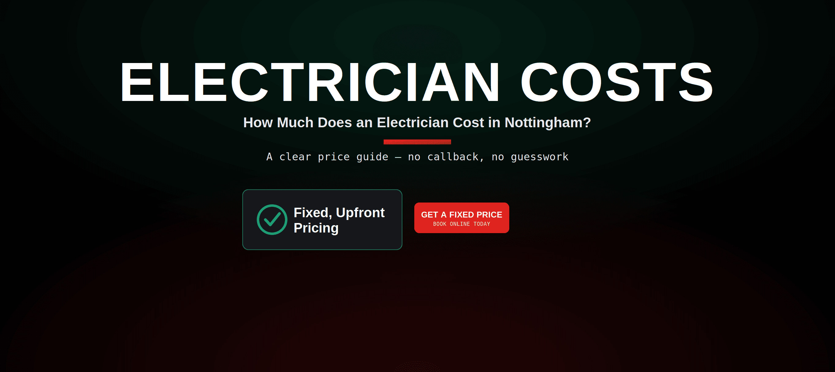 How Much Does an Electrician Cost in Nottingham? 2026 Price Guide — Domestic electrical guide, Nottingham